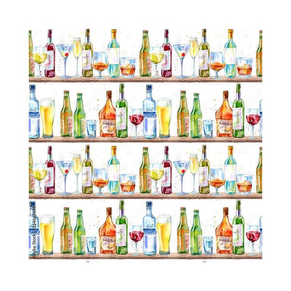 Guardanapo de Papel Design com Bebidas Ti-flair 33x33cm