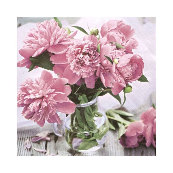 Guardanapo Floral Rosa Ti-flair 33x33cm