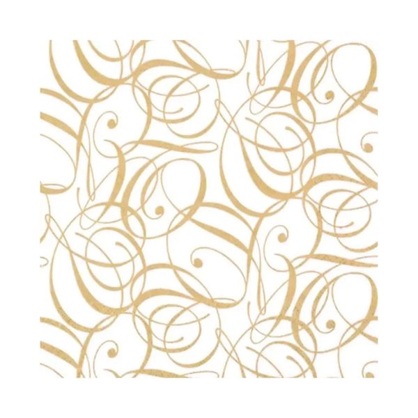 Guardanapo de Papel Celebração Dourada Ti-Flair 24x24cm