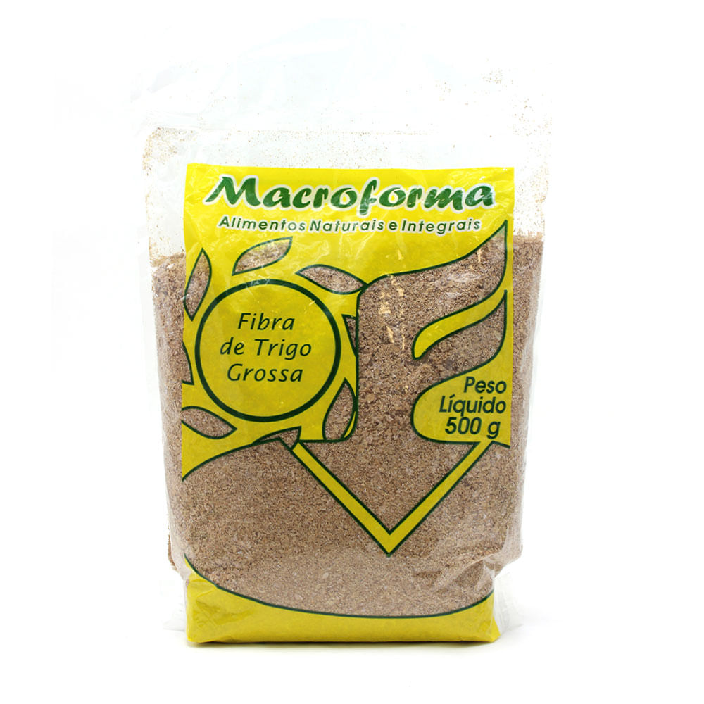 Fibra de Trigo Grossa Macroforma 500g