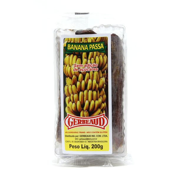 Banana Passa Sem Açúcar Gerbeaud 200g