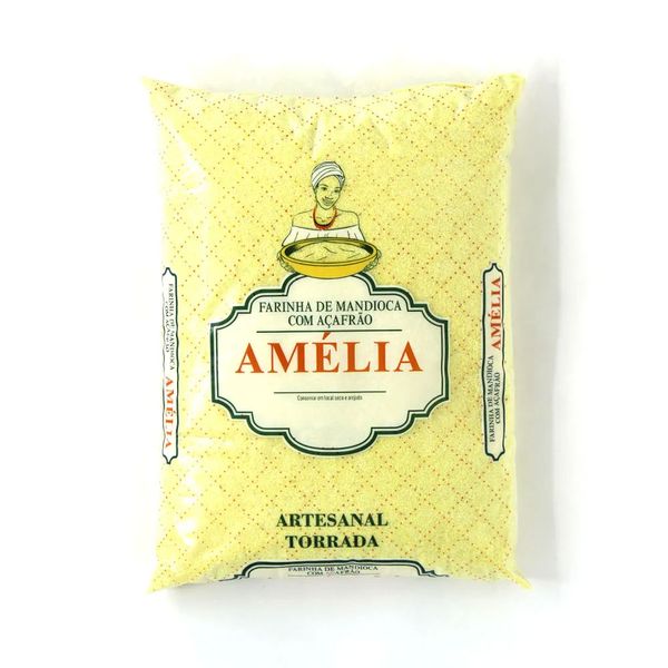 Farinha de Mandioca com Açafrão Amélia 500g