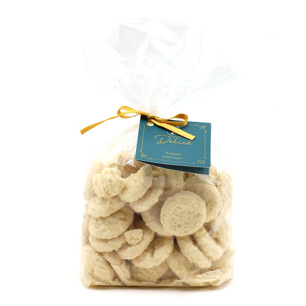Biscoito Araruta Com Coco Delicê 250g