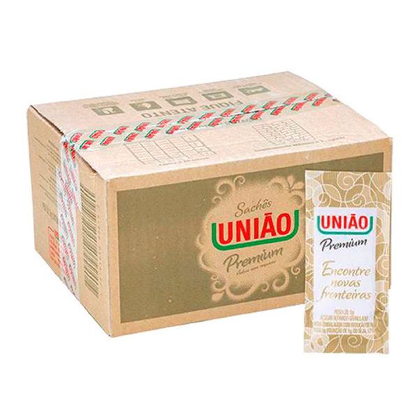 Açúcar Refinado em Sachê União 400 Unidades
