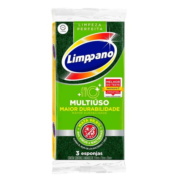 Esponja de Limpeza Multiuso Limppano