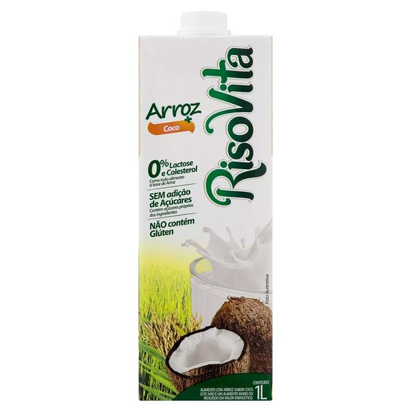 Bebida De Arroz Sabor Coco Risovita 1l