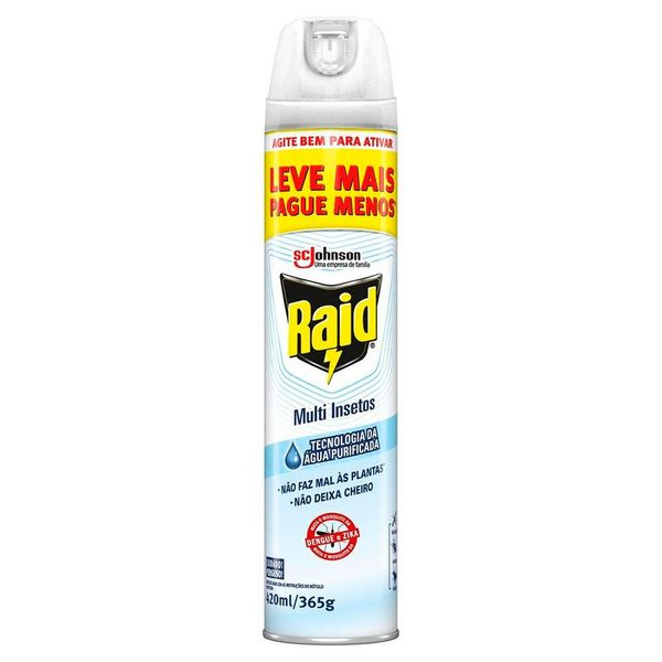 Inseticida Multi Insetos Aqua Technology Raid 420ml