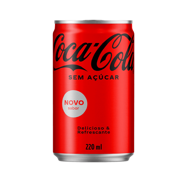 Refrigerante Coca Cola sem Açúcar Lata - 220ml