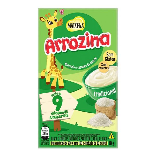 Arrozina Sem Glúten Maizena 180g