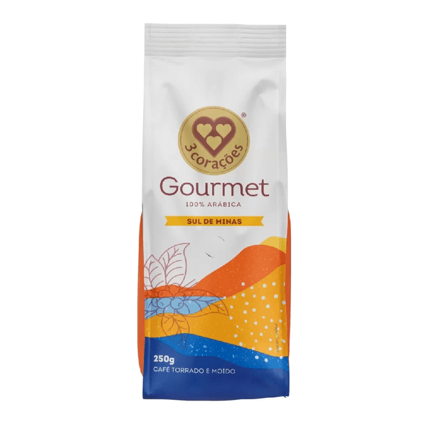 Café Moído Gourmet Sul de Minas 3Corações 250g