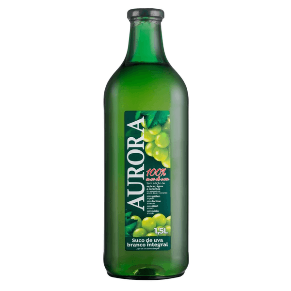 Suco de Uva Branco Integral Aurora 1,5L