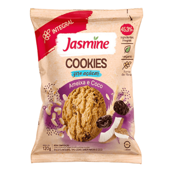 Cookies Zero Açúcar Ameixa e Coco 120g