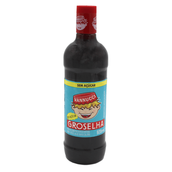 Xarope de Groselha Sem Açucar Vannucci 920ml