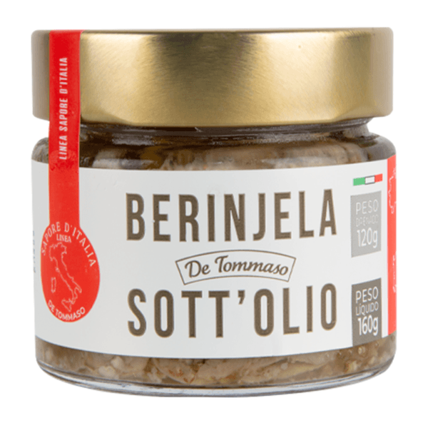 Antepasto de Berinjela Sott'olio De Tommaso 160g