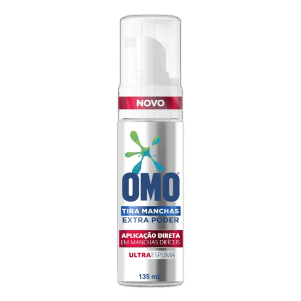 Tira Manchas Extra Poder Ultra Espuma Omo 135ml