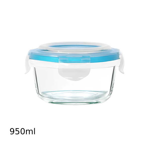 Pote Hermético de Vidro Redondo Wunderhaus 950ml