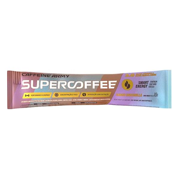 Suplemento Alimentar Super Coffee Sabor Choconilla Caffeine Army 10g