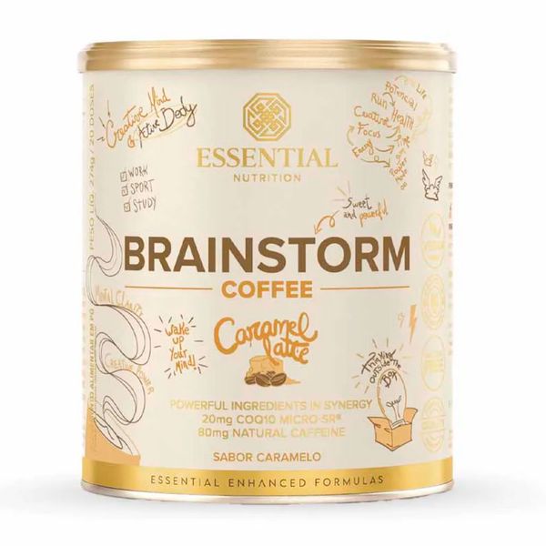 Café Brainstorm Coffee Caramel Latte Essential Nutrition 274g