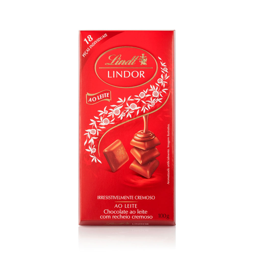 Chocolate Lindt Lindor Singles Ao Leite - 100g