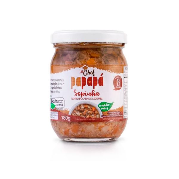 Alimento Infantil Sopinha Orgânica Papapá 180g