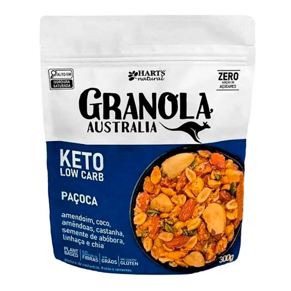 Granola Australia com Paçoca Hart's Natural 300g