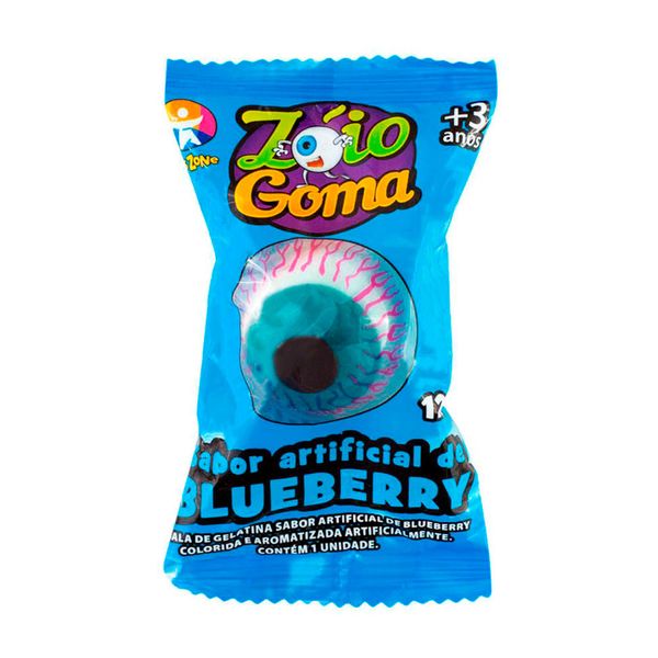 Bala de Goma Zóio Mirtilo Kids Zone 12g