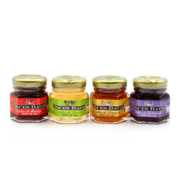 Kit Geleia Mini Doces David 180g