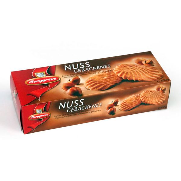 Biscoito Amanteigado com Avelãs Moídas Borggreve 200g
