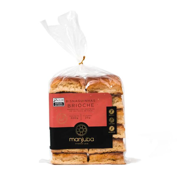 Bisnaguinhas Brioche Sem Glúten Manjuba 300g
