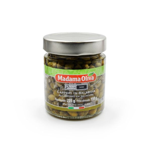 Alcaparras em Salmoura Madama Oliva 225g