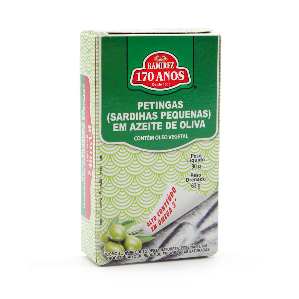 Petingas em Azeite de Oliva Ramirez 90g