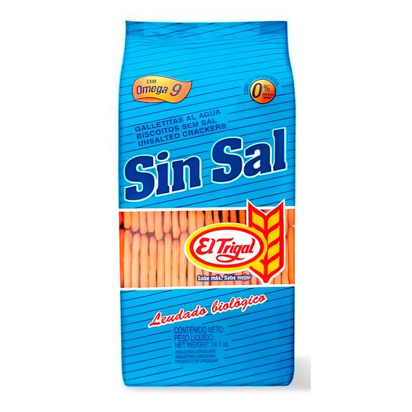 Biscoito de Água sem Sal El Trigal 390g
