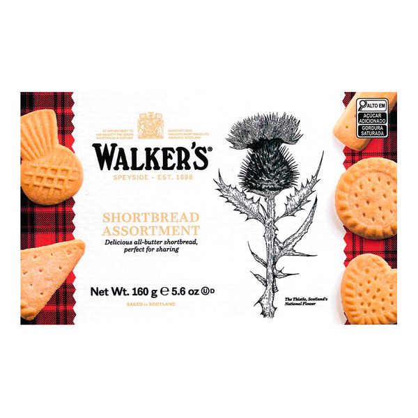 Mix de Biscoitos Doces Amanteigados Walkers 160g