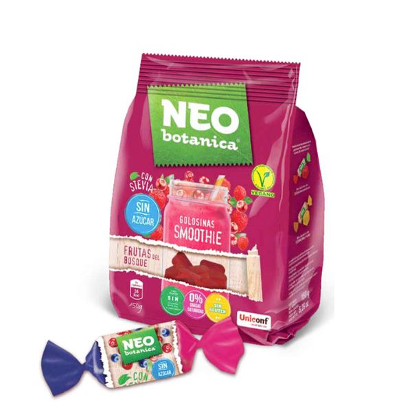 Bala de Gelatina Sabor Frutas Silvestres Sem Açúcar Neo Botanica 150g