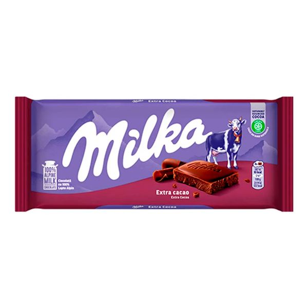 Chocolate Extra Cocoa Milka 100g