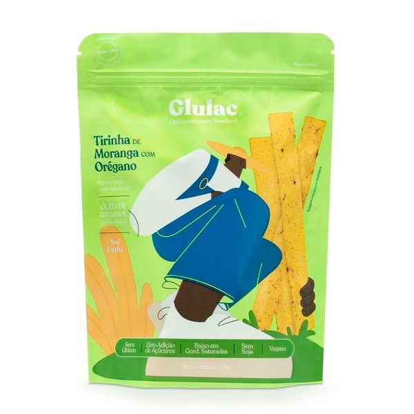 Tirinha de Moranga com Orégano Sem Glúten Glulac 100g