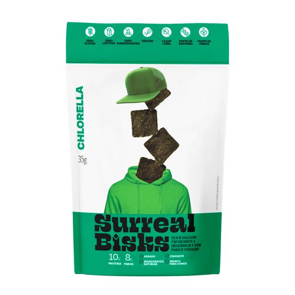 Snack de Chlorella Surreal Bisks 35g