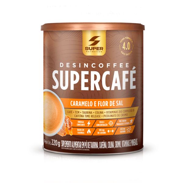 Suplemento Alimentar Desincoffee Caramelo e Flor de Sal Super Nutrition 220g