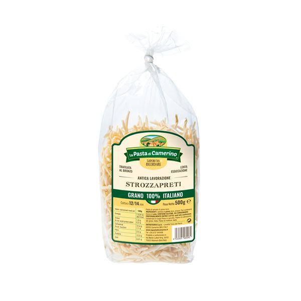 Macarrão Semolina Strozzapreti La Pasta Di Camerino 500g