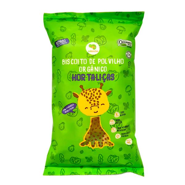 Biscoito Polvilho Hortaliças Crilancha - 40g