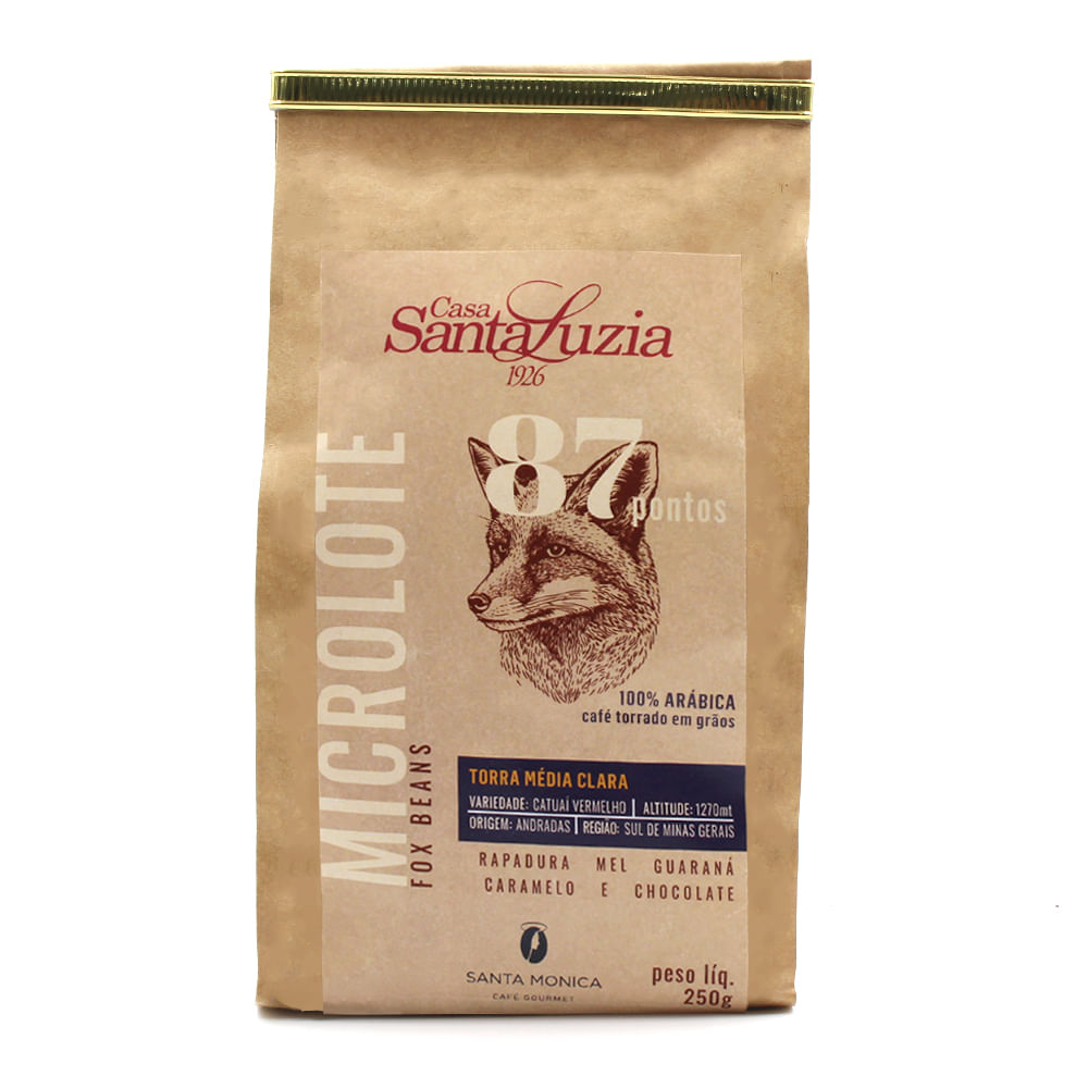 Café Microlote em Grão Santa Mônica - 250g
