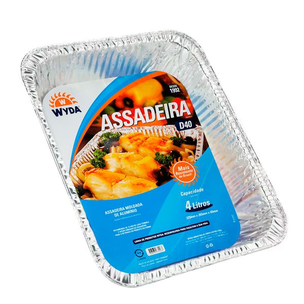 Assadeira Wyda Retangular 4 Litros