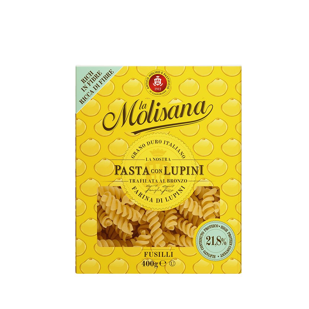 Macarrão com Tremoço La Molisana Fusilli - 400g