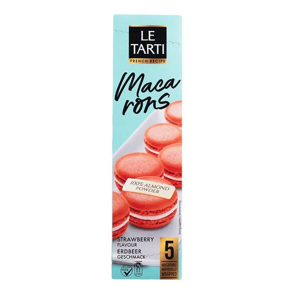Macaron Le Tarti Sabor Morango - 60g