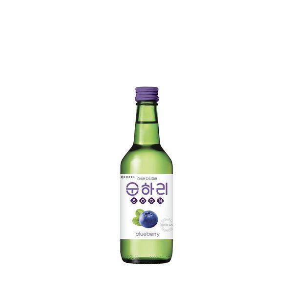 Bebida Alcoólica Soju Chum-Churum Sabor Blueberry - 360ml