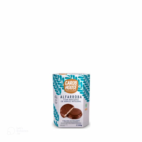 Biscoito de Arroz Carob House Sem Glúten (Alfarroba) - 100g
