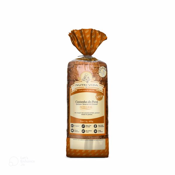 Pão Forma Nutri-Vida Vegano Castanha Multigrãos - 400g
