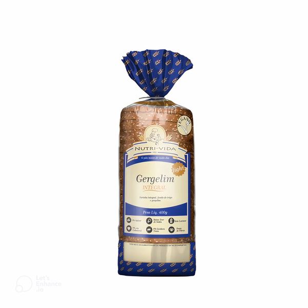 Pão Forma Nutri-Vida Vegano Gergelim - 400g