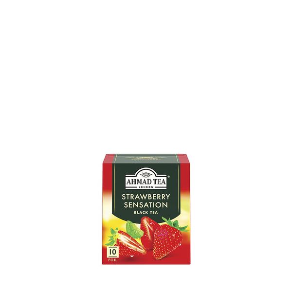 Chá Preto Strawberry Sensation Ahmad Tea 20g