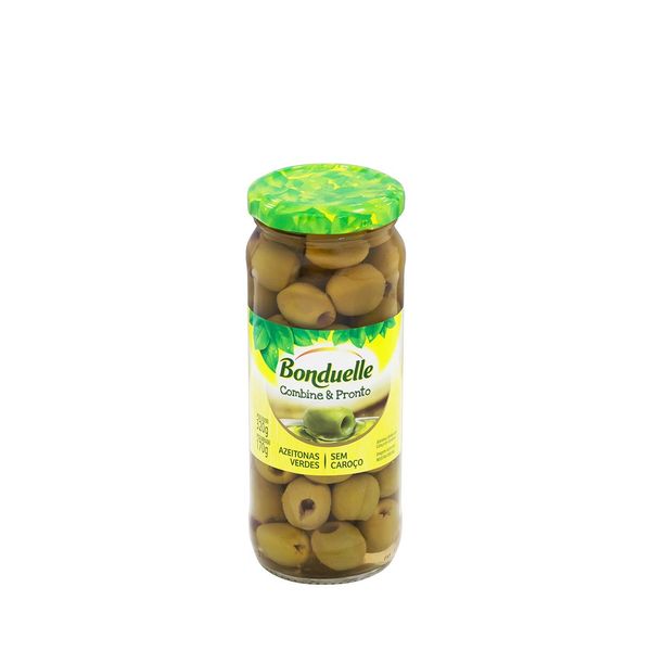 Azeitona Verde Sem Caroço Bonduelle 320g/170g